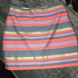 J.Crew striped skirt